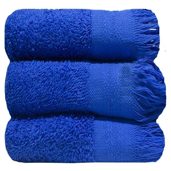 Bunty's Fringe Guest Towel 380GSM - 030x050cms - 03 Piece Pack