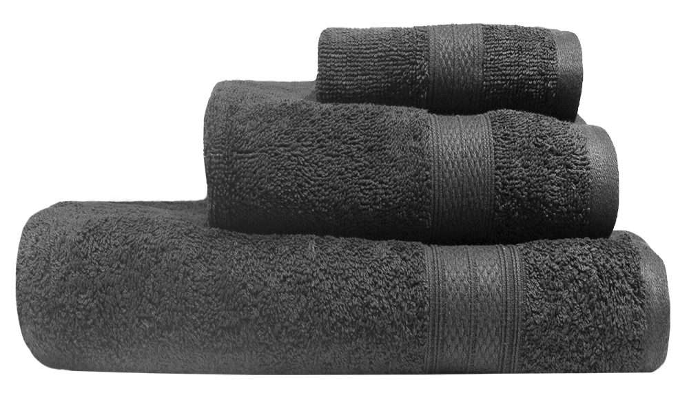 Bunty's Plush 450 GSM - Towel Sets - 20 Colours - 03 Piece Set - Castlerock