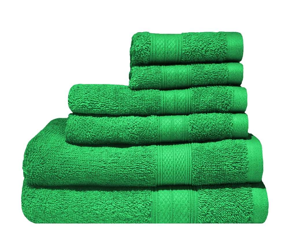 Bunty's Plush 450 GSM - Towel Sets - 20 Colours - 06 Piece Set