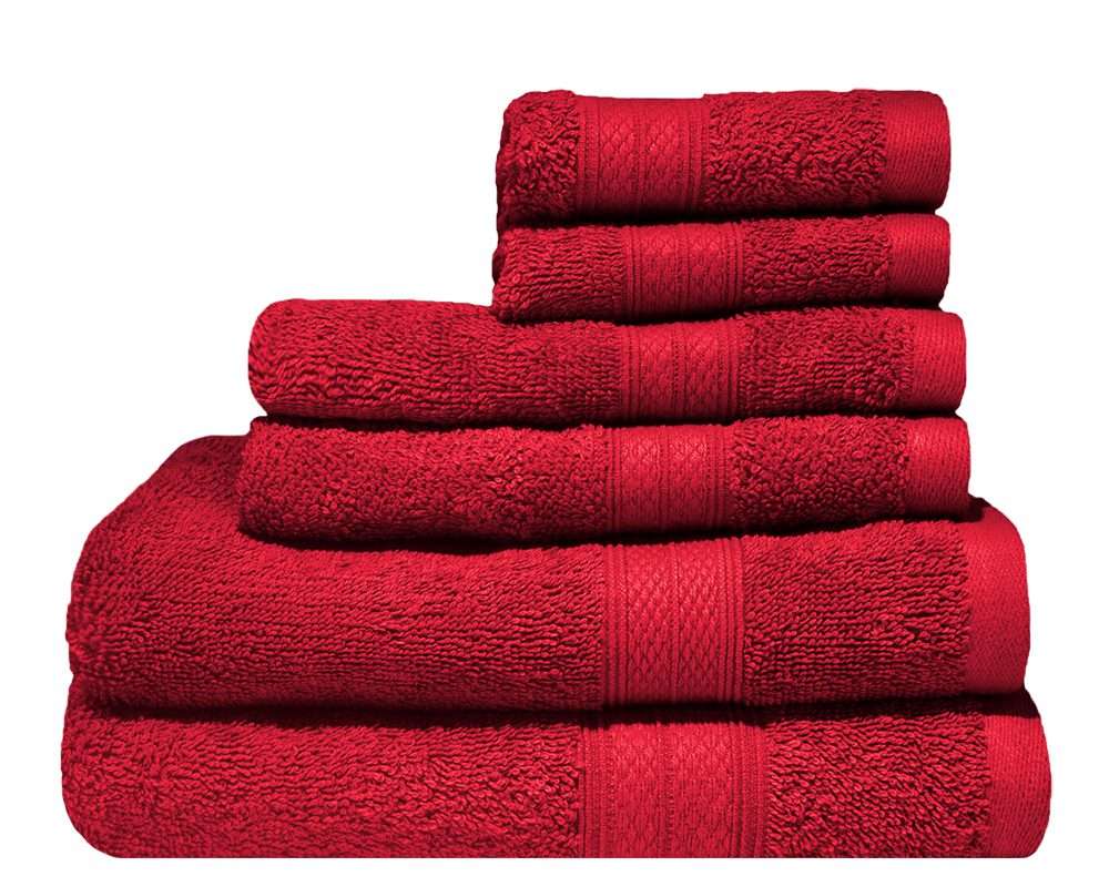 Bunty's Plush 450 GSM - Towel Sets - 20 Colours - 06 Piece Set