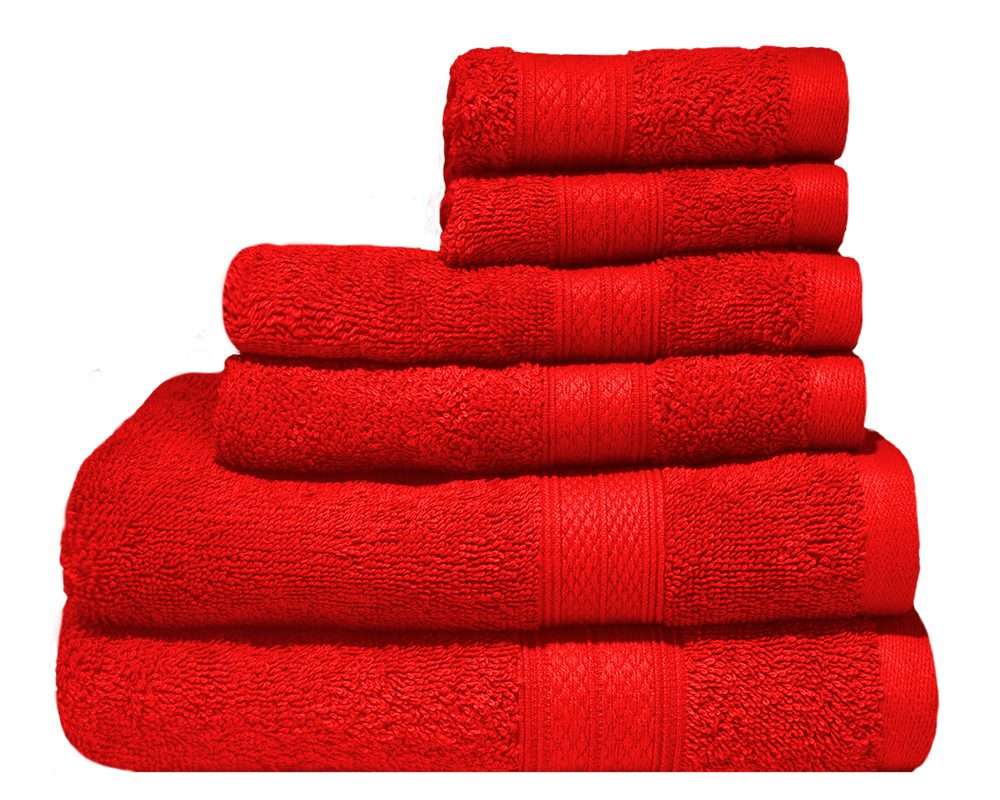 Bunty's Plush 450 GSM - Towel Sets - 20 Colours - 06 Piece Set