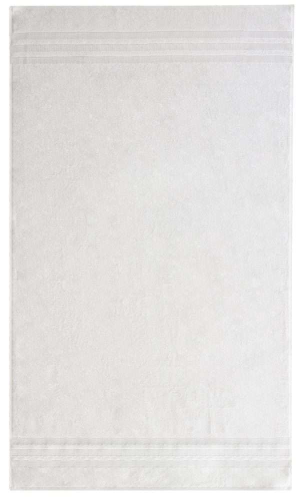 Bunty's Surplus Bath Sheet - Design 007 - 100x180cm - 670GSM - White - 1200gms