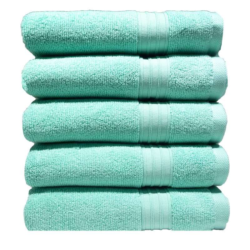 Bunty's Luxurious 570 GSM Zero Twist Hand Towels - 8 Colours - 05 Piece Pack