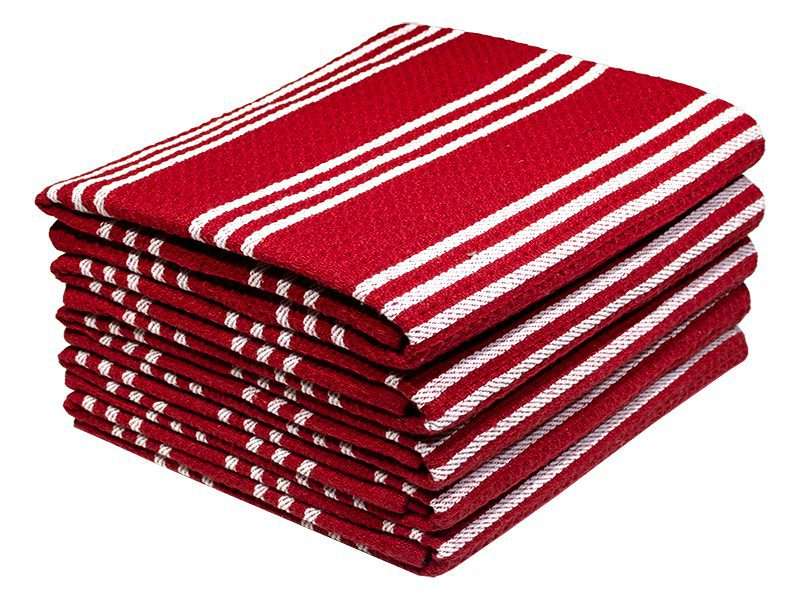 Bunty's Kitchen Towel - Design 2453 - 045x069cms - (05 Pc Pack) - Stripes