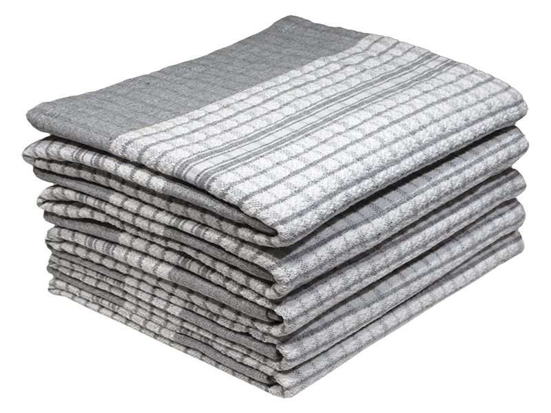 Bunty's Kitchen Towel - Design 2576  - 050x078cms - (05 Pc Pack) - Small Checks