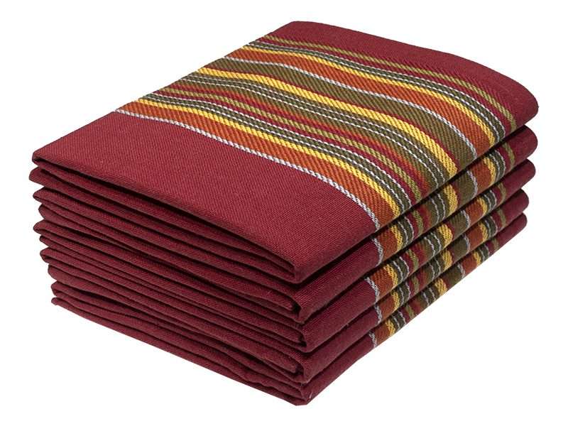 Bunty's Kitchen Towel - Design 2656  - 039x067cms - (05 Pc Pack) - Stripes