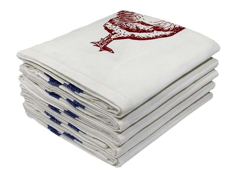 Bunty's Kitchen Towel - Design 2678  - 045x067cms - (05 Pc Pack) - Chicken