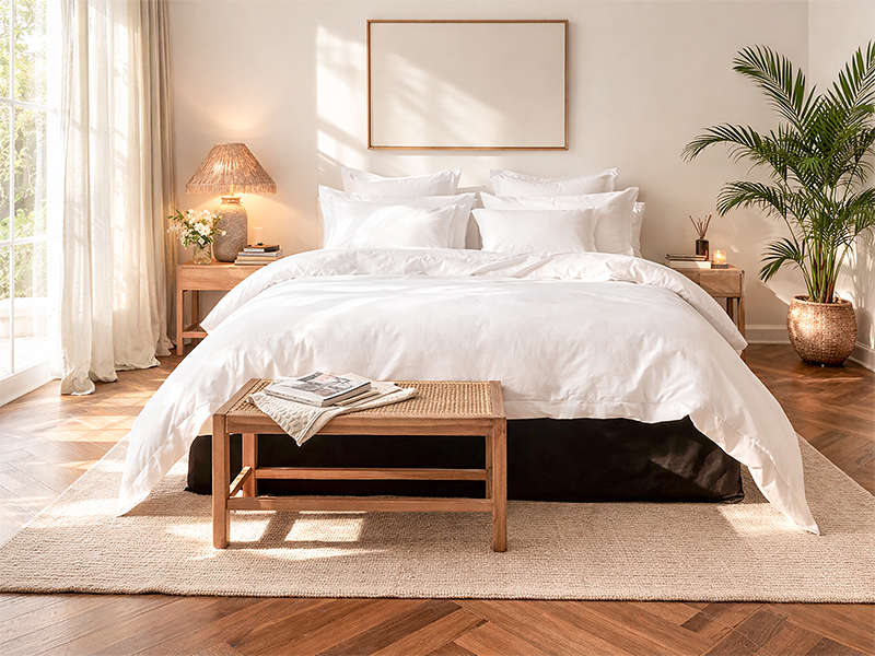 Rey's Fine Linen - Premium Collection - Oxford Duvet Cover Set