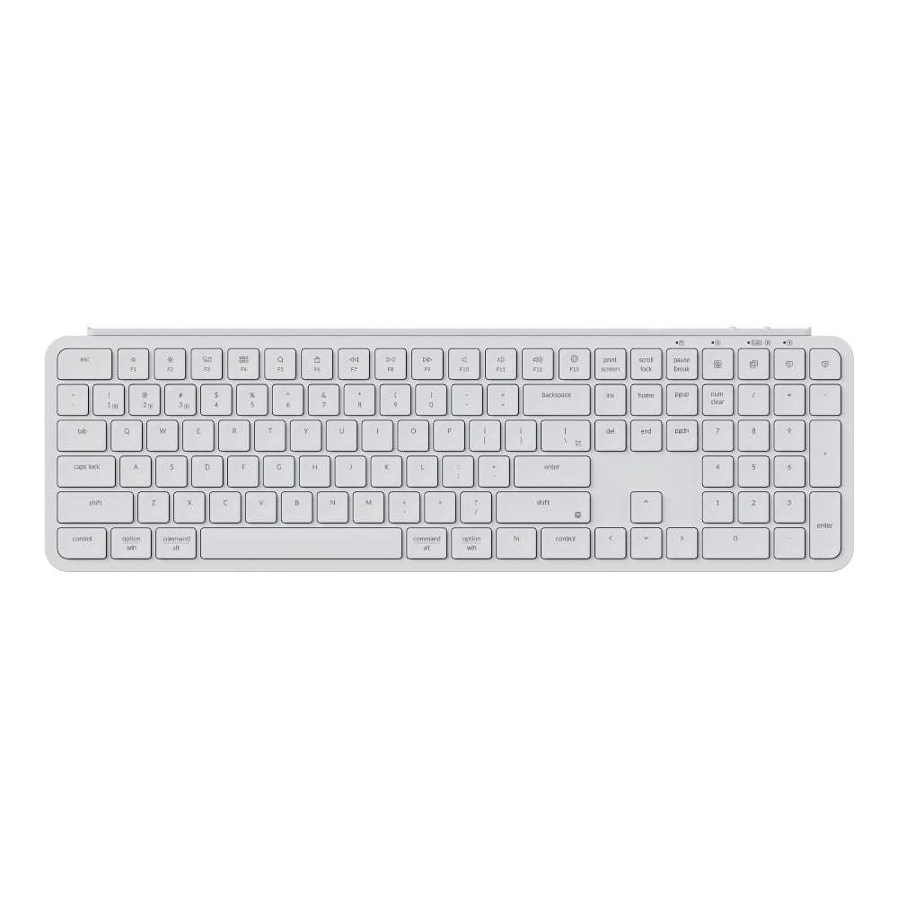Keychron B6 Pro Ultra-Slim 100% Wireless Keyboard  Ivory White