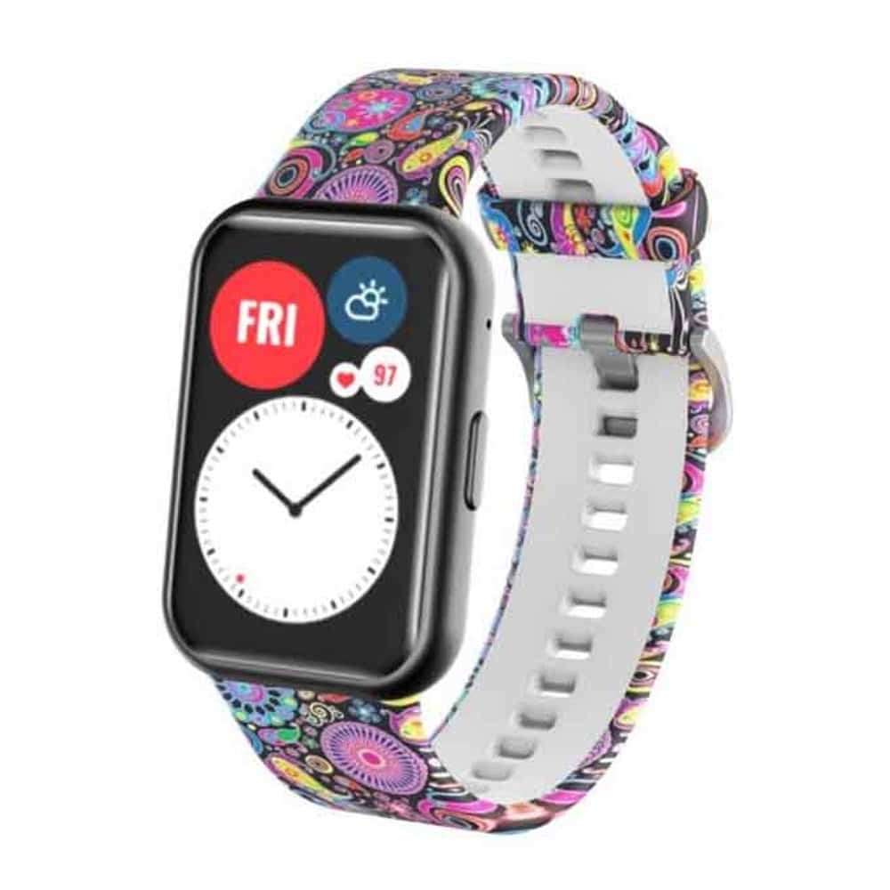 Silicone Band for Huawei Watch Fit - leopard