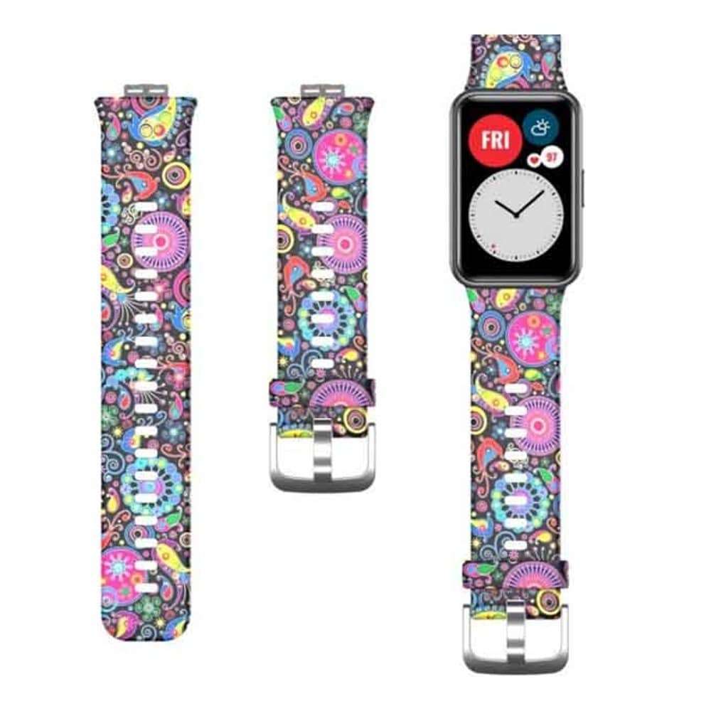 Silicone Band for Huawei Watch Fit - leopard