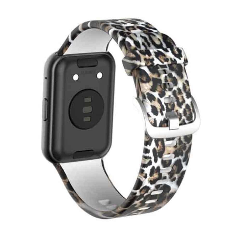 Silicone Band for Huawei Watch Fit - leopard