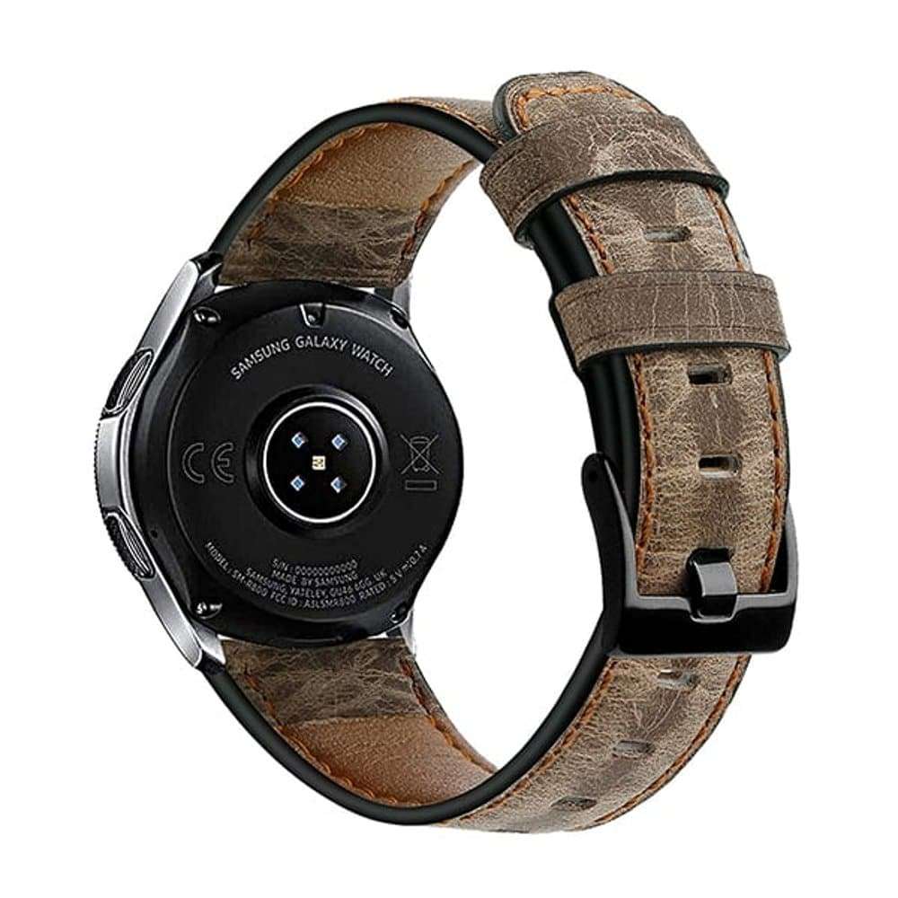 Killer Deals Universal Leather Band Strap 22mm Vintage - Brown