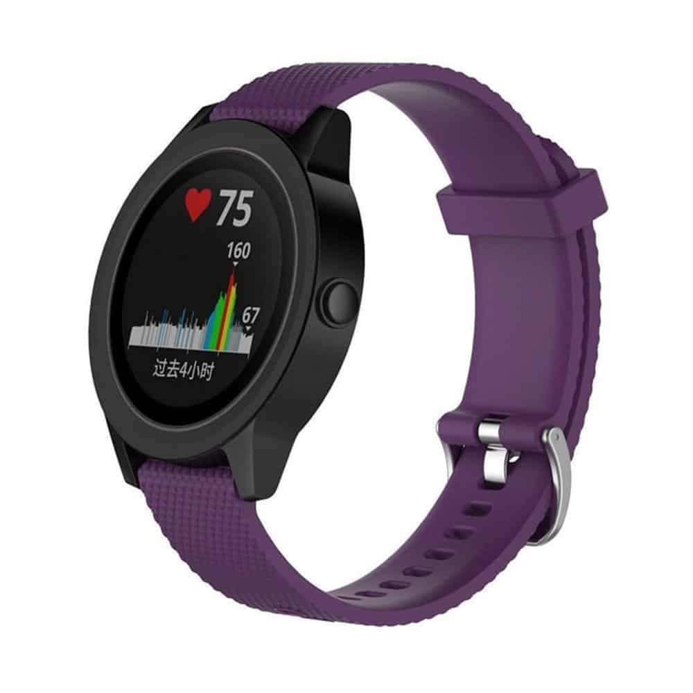 Quick Release 18mm Silicone Strap for Garmin Venu 2S- White