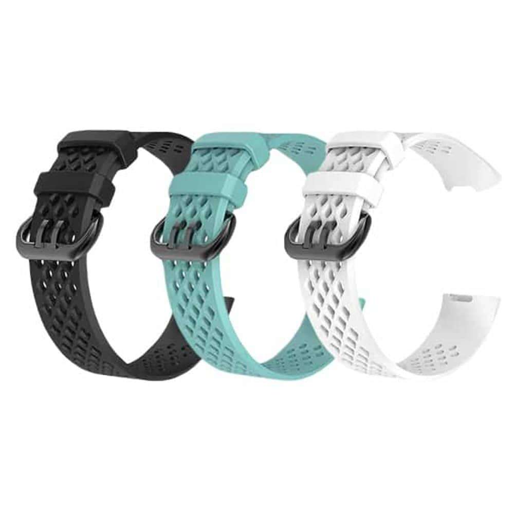 Killer Deals Silicone Band for Fitbit Charge 3(M/L) - White