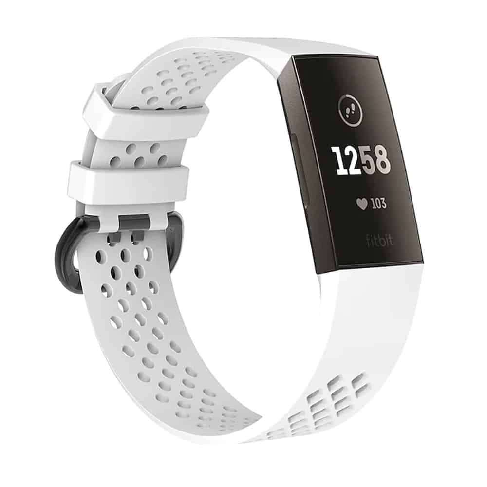 Killer Deals Silicone Band for Fitbit Charge 3(M/L) - White