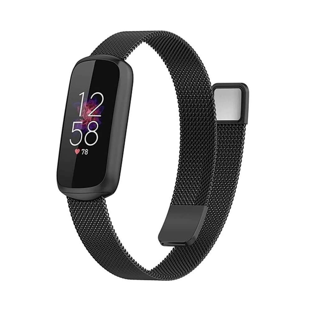 Fitbit Luxe Replacement Meshy Milanese Strap - Silver