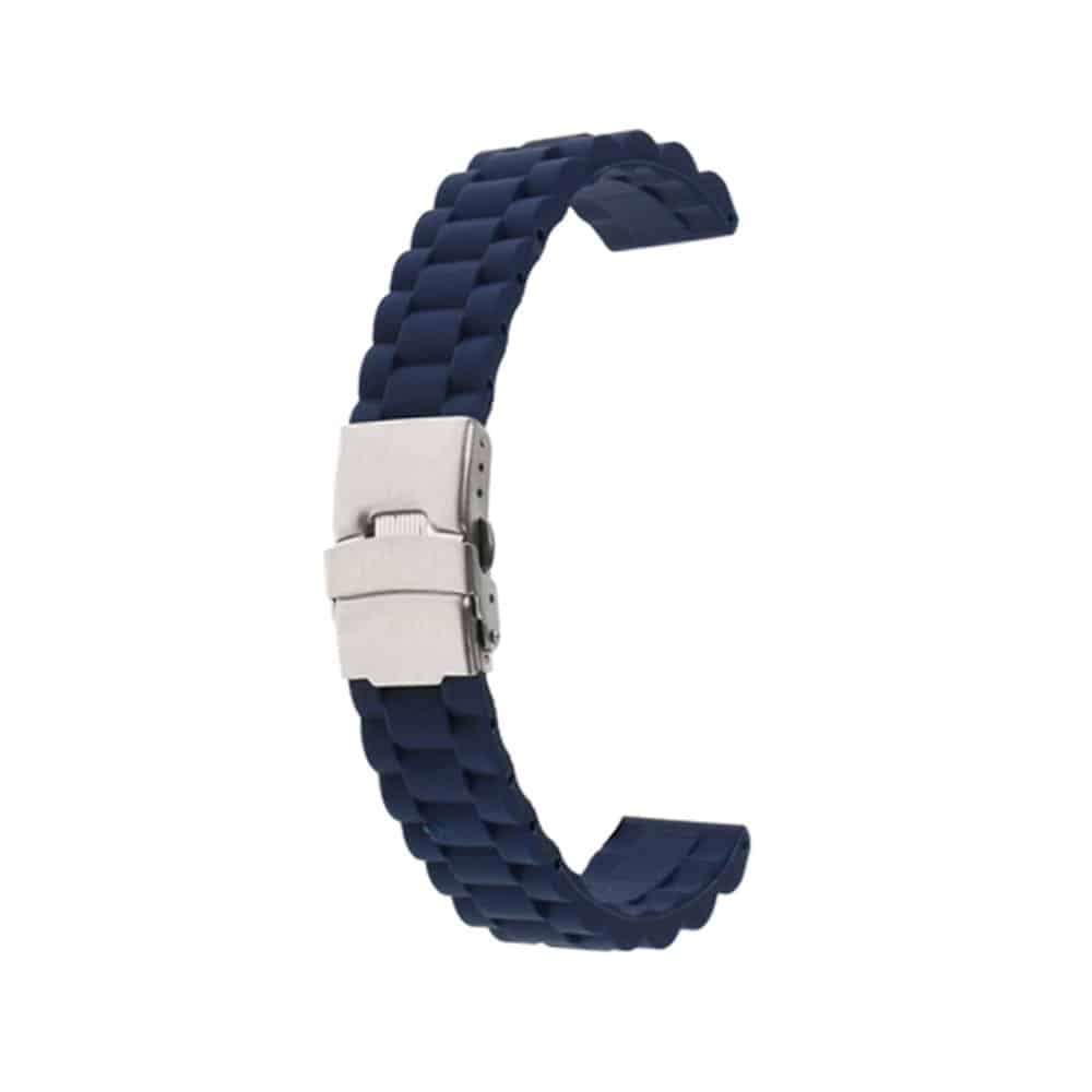 Killer Deals 22mm Universal brand replacement silicone watch strap - Navy (M-L)