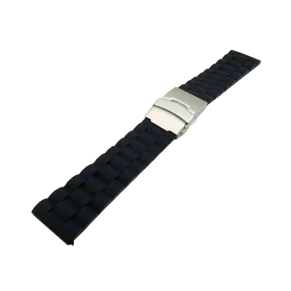 Killer Deals 22mm Universal brand replacement silicone watch strap - Navy (M-L)