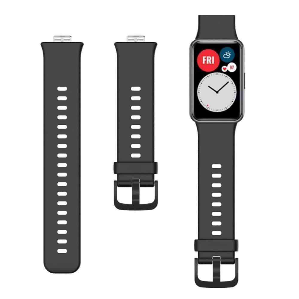 Huawei Watch Fit/Fit Elegant silicone strap - Black