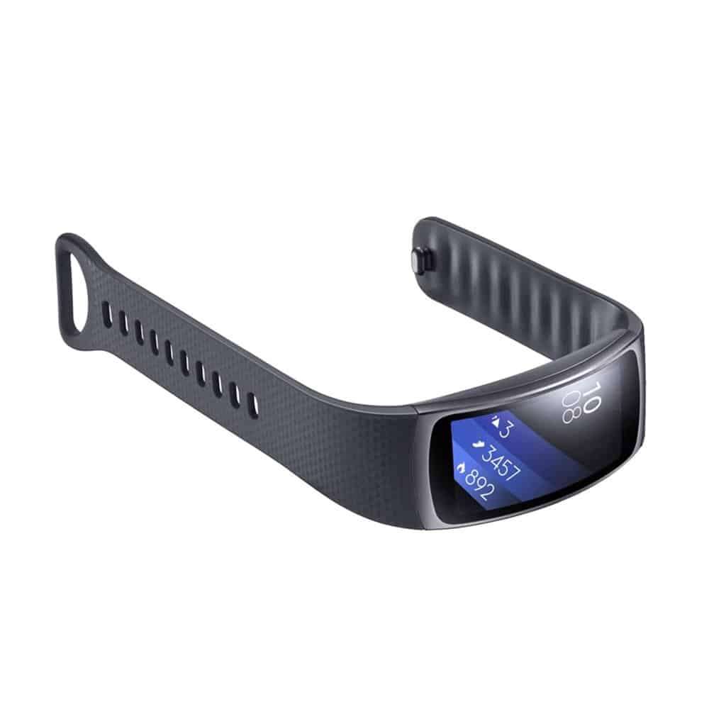 Samsung Gear Fit 2 SM-R360/Pro silicone strap - Black (S-M)