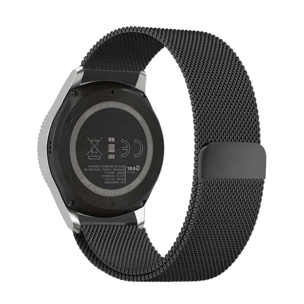 14mm Universal Milanese Band (M/L) - Black