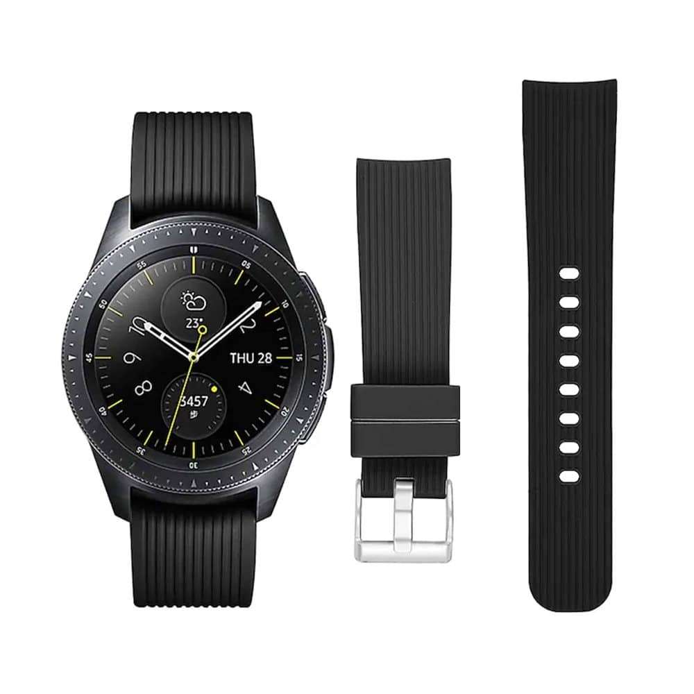 20mm Silicone Strap for 42mm Samsung Galaxy- Grey