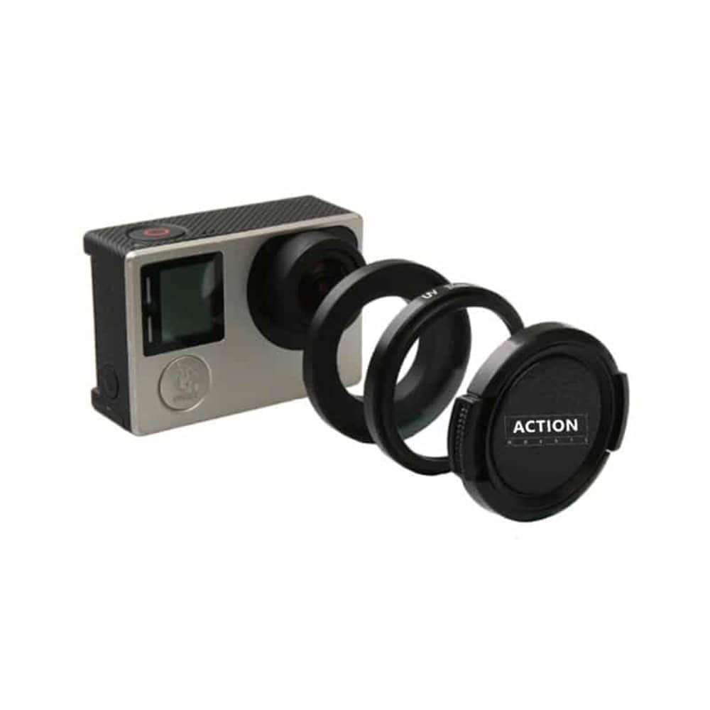 Action Mounts Scratch-Resistant UV Filter & Lens Cover for GoPro Hero 4