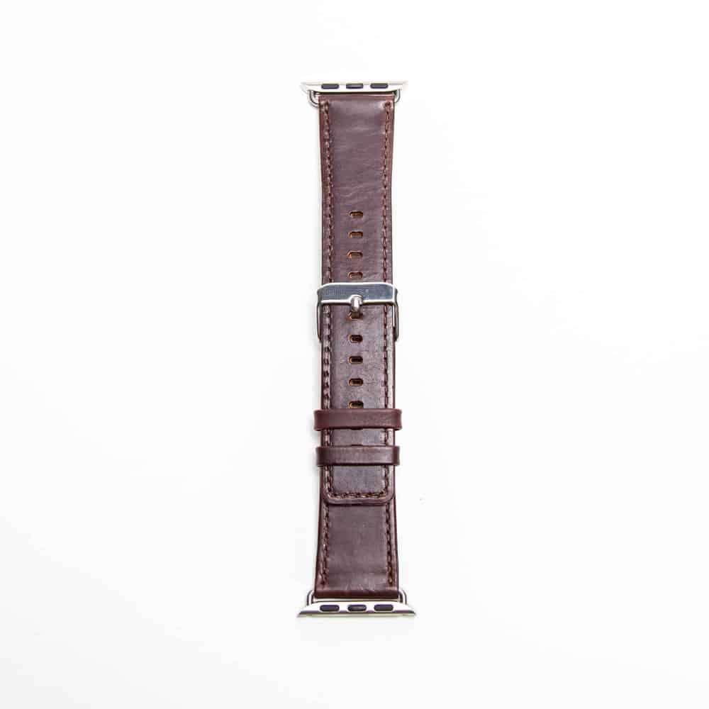 Leather Strap for 42/44/45/49mm Apple Watch- Light Brown