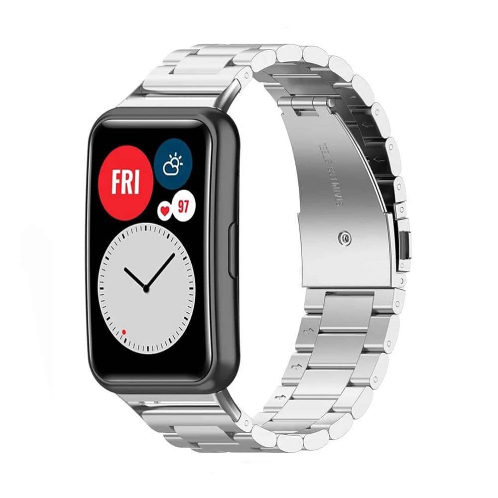 Killer Deals Huawei Watch Fit Replacement Stainless-Steel Strap - Black