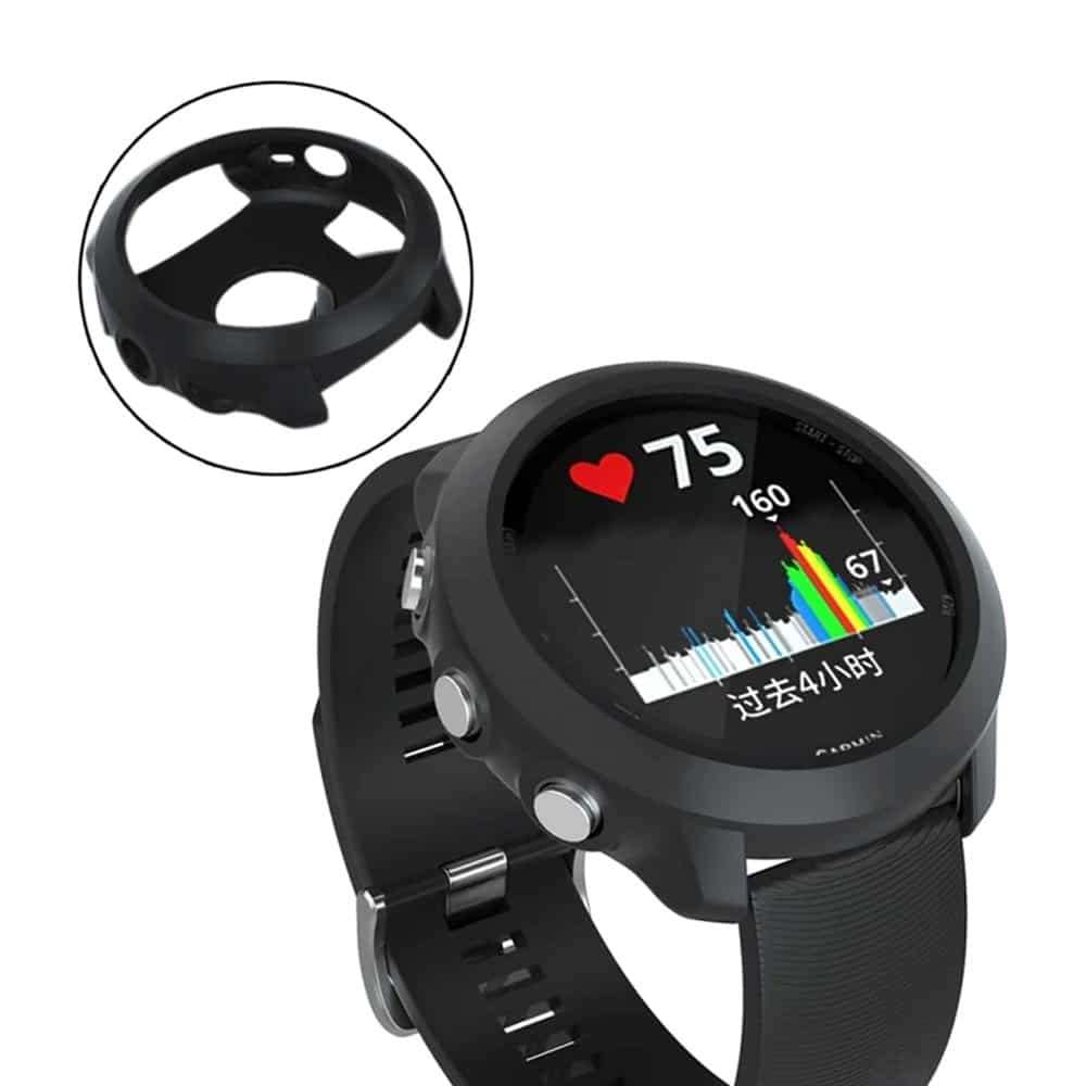 Killer Deals Garmin Forerunner 645 silicone protective case - Black