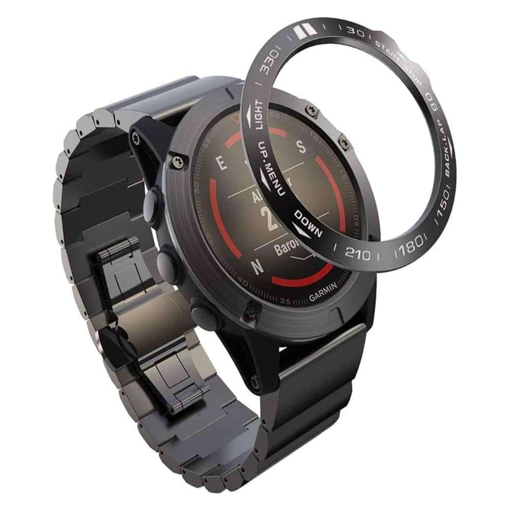 Garmin Fenix 3 stainless-steel watch bezel - Black