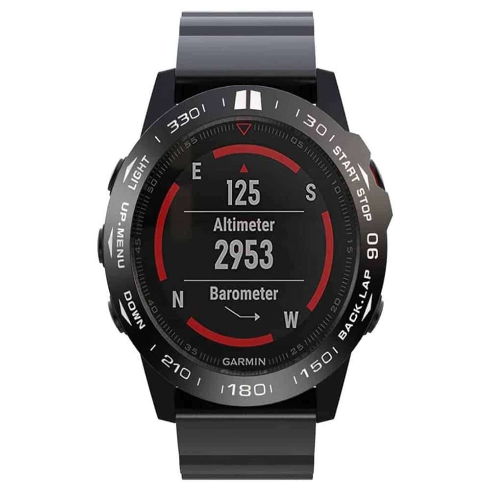 Garmin Fenix 3 stainless-steel watch bezel - Black