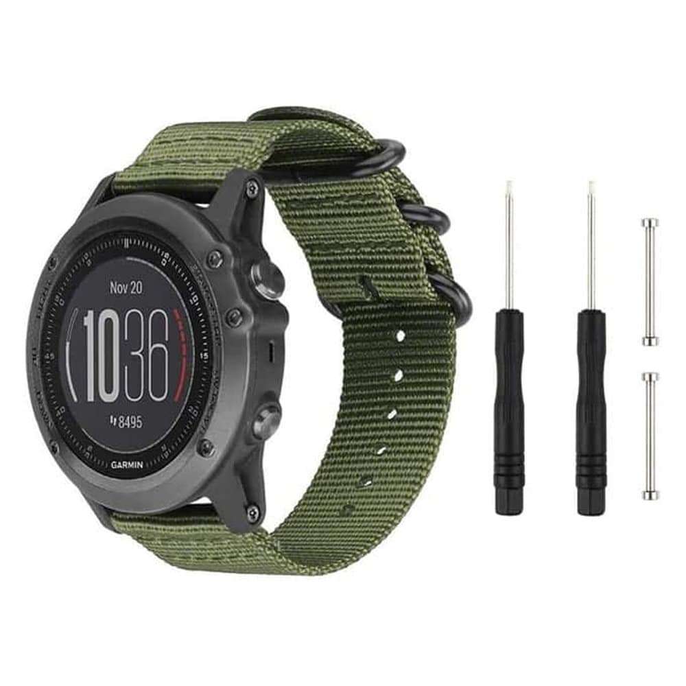 Killer Deals Nylon Replacement Bands 26mm Watch Strap Band Accessory with Pins and removal tools ...