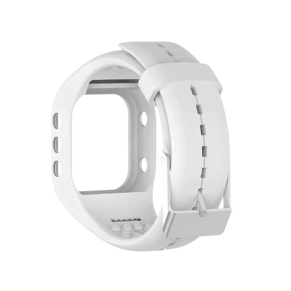 Polar A300 silicone straps combo - Black, Teal, Red