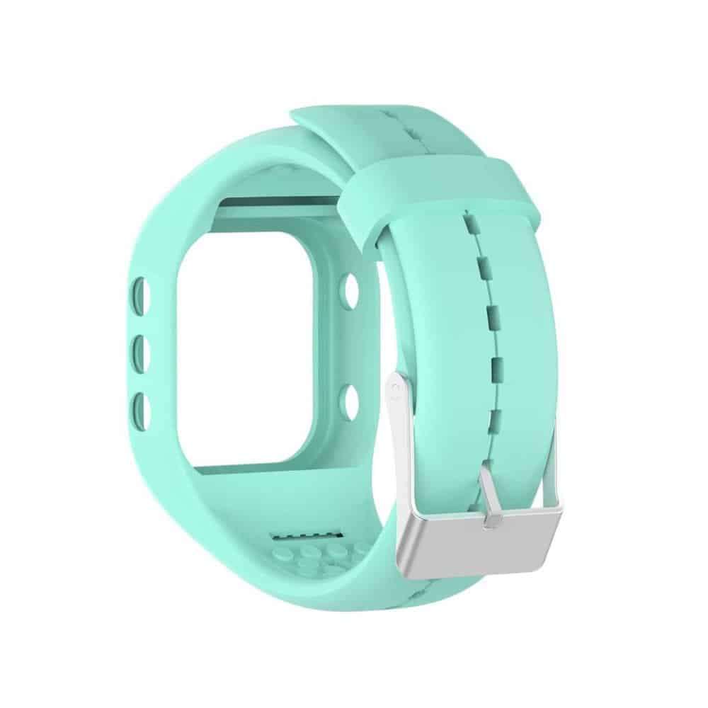 Polar A300 silicone straps combo - Black, Teal, Red