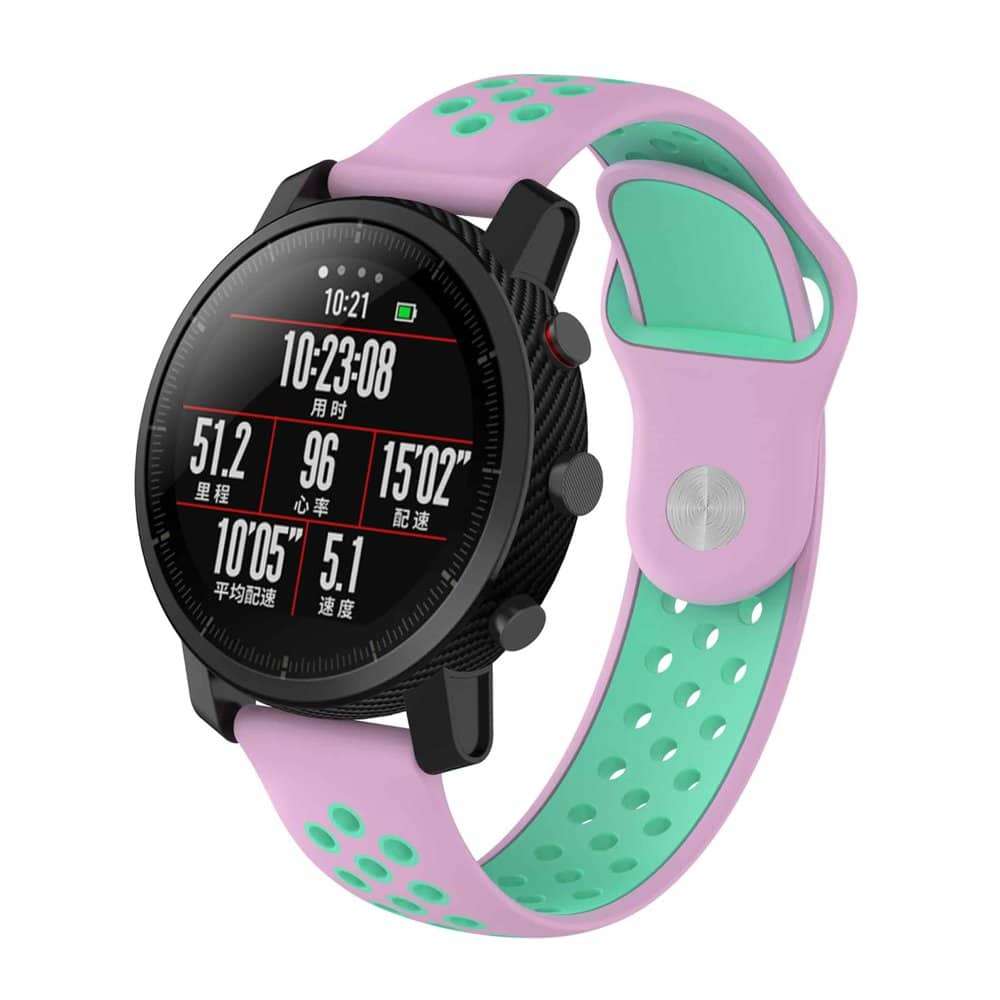 Silicone Strap for Garmin Fenix Chronos - Grey+White