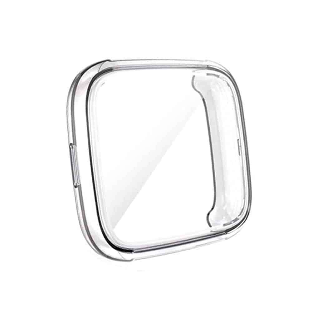 Silicone Strap (S/M) + TPU Protective Case for Fitbit Versa - Combo