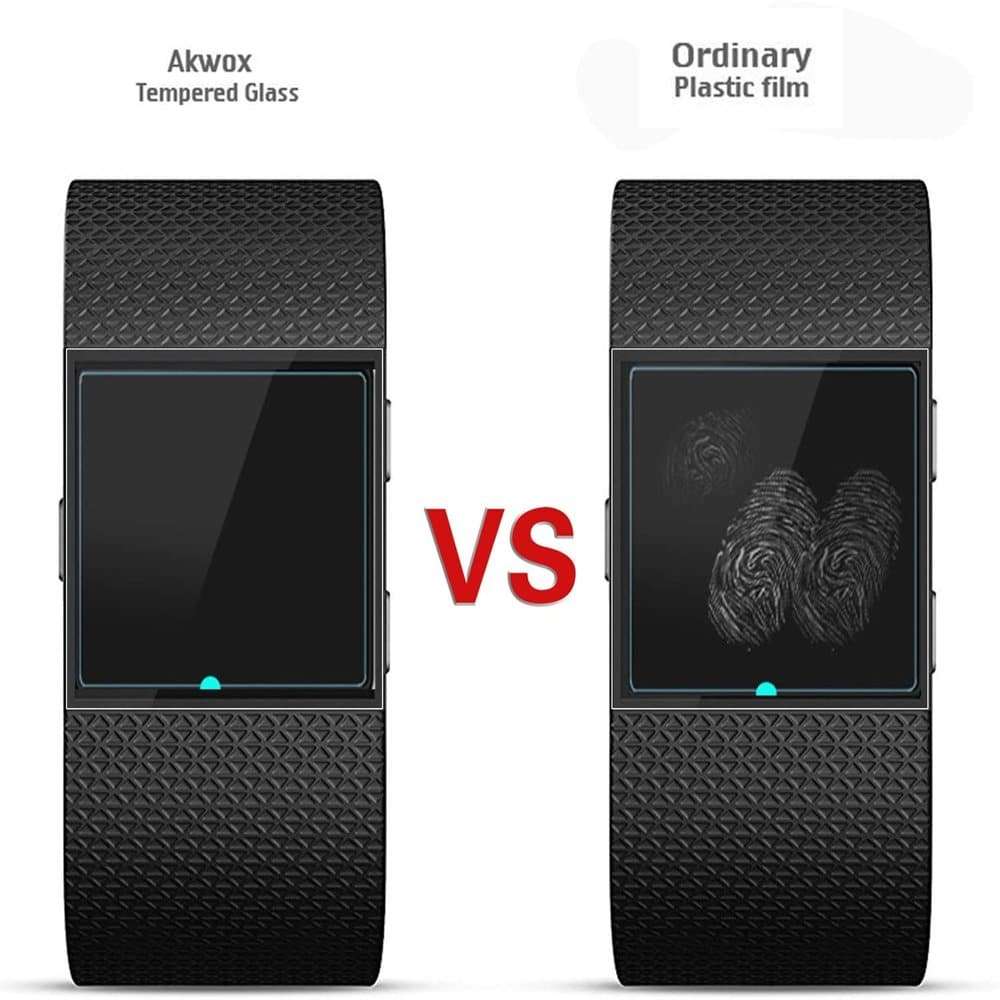 Killer Deals Shatterproof Tempered Glass Screen Protector for Fitbit Surge