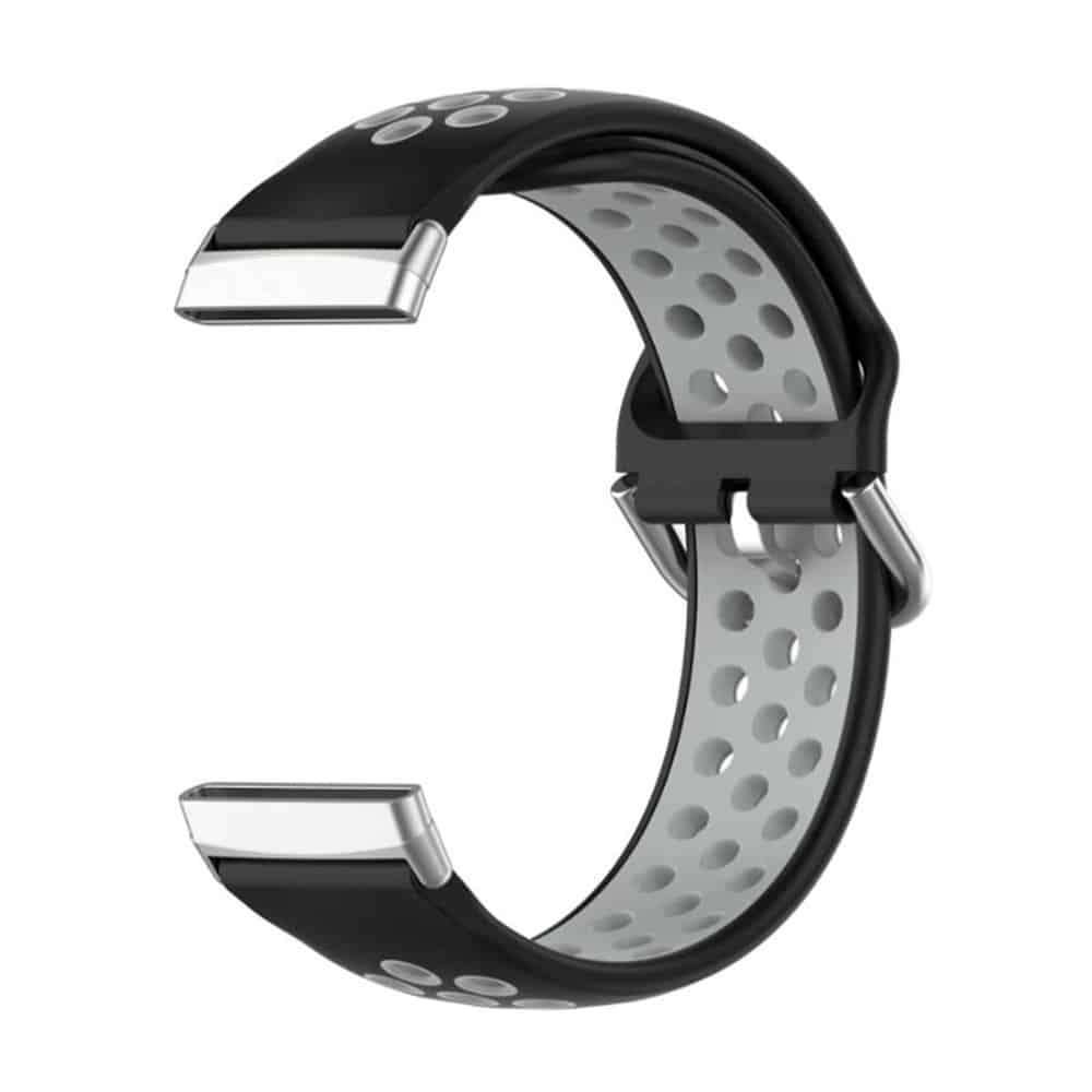 Killer Deals Silicone Band for Fitbit Versa3/Sense - White+Black