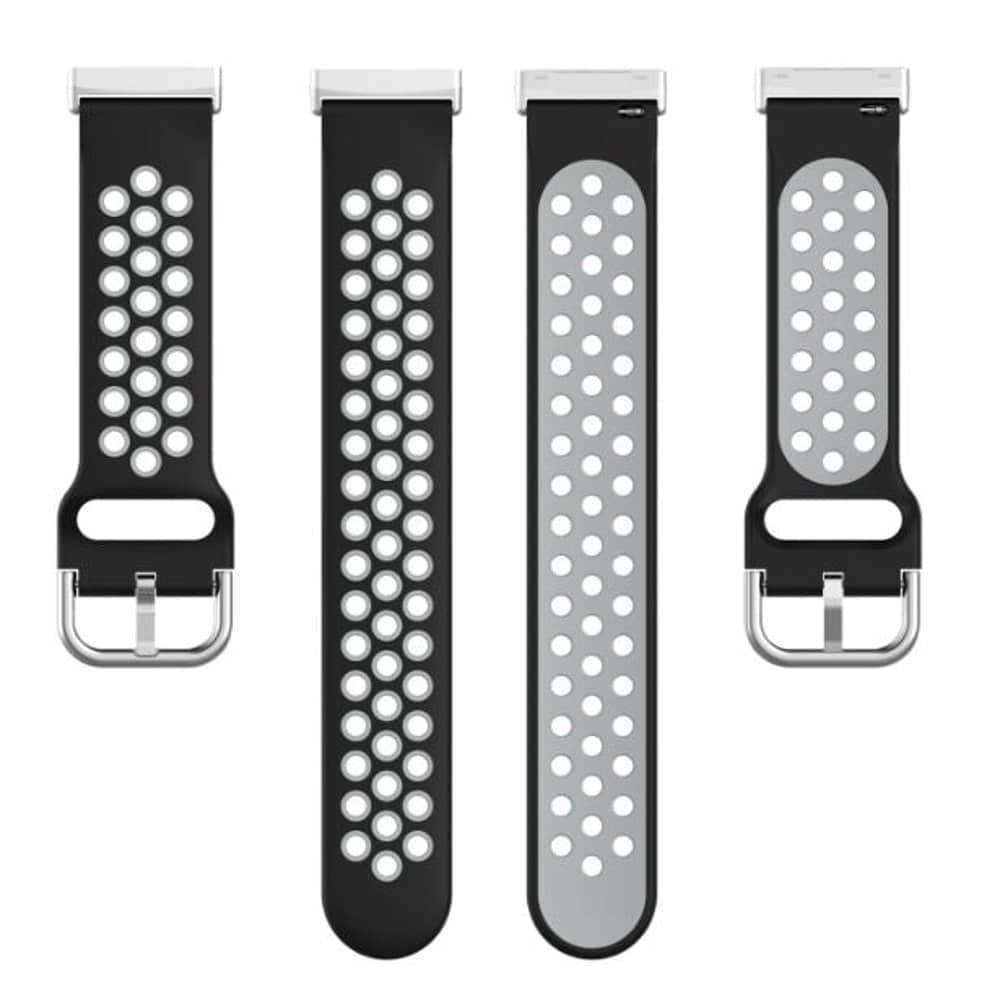 Killer Deals Silicone Band for Fitbit Versa3/Sense - White+Black