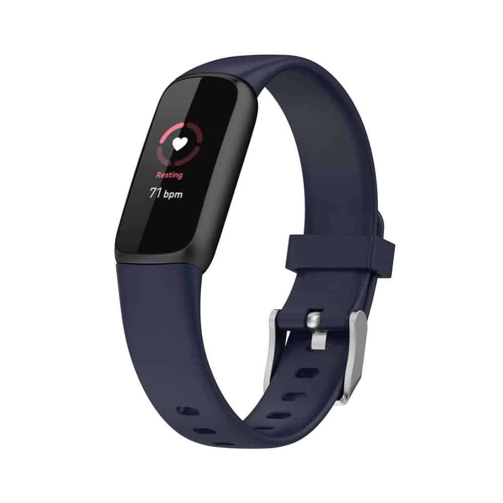 Silicone Strap for Fitbit Luxe 5 M/L - Navy