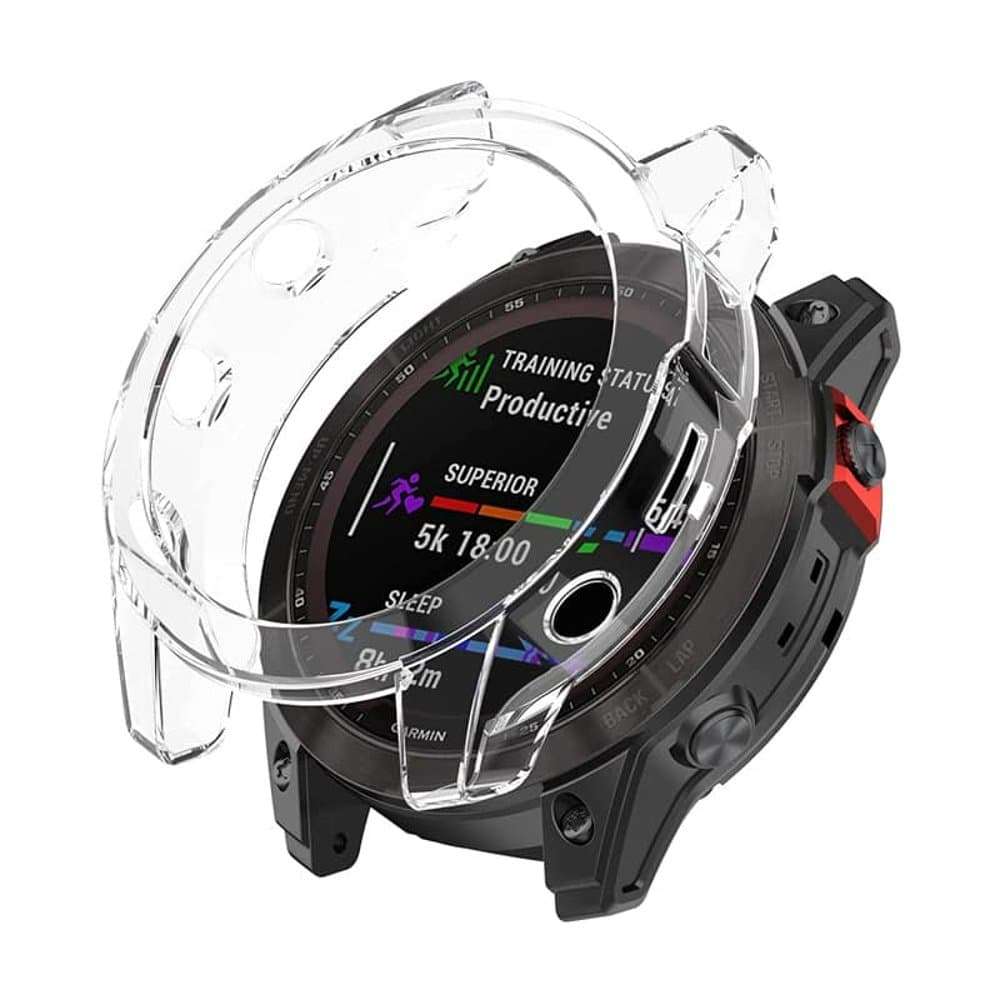 Killer Deals TPU protective Cover for Garmin Fenix 7X - Clear