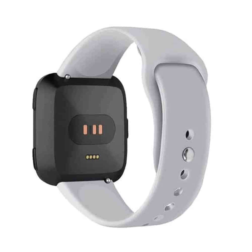 Silicone Strap for Fitbit Versa(M/L) - Grey