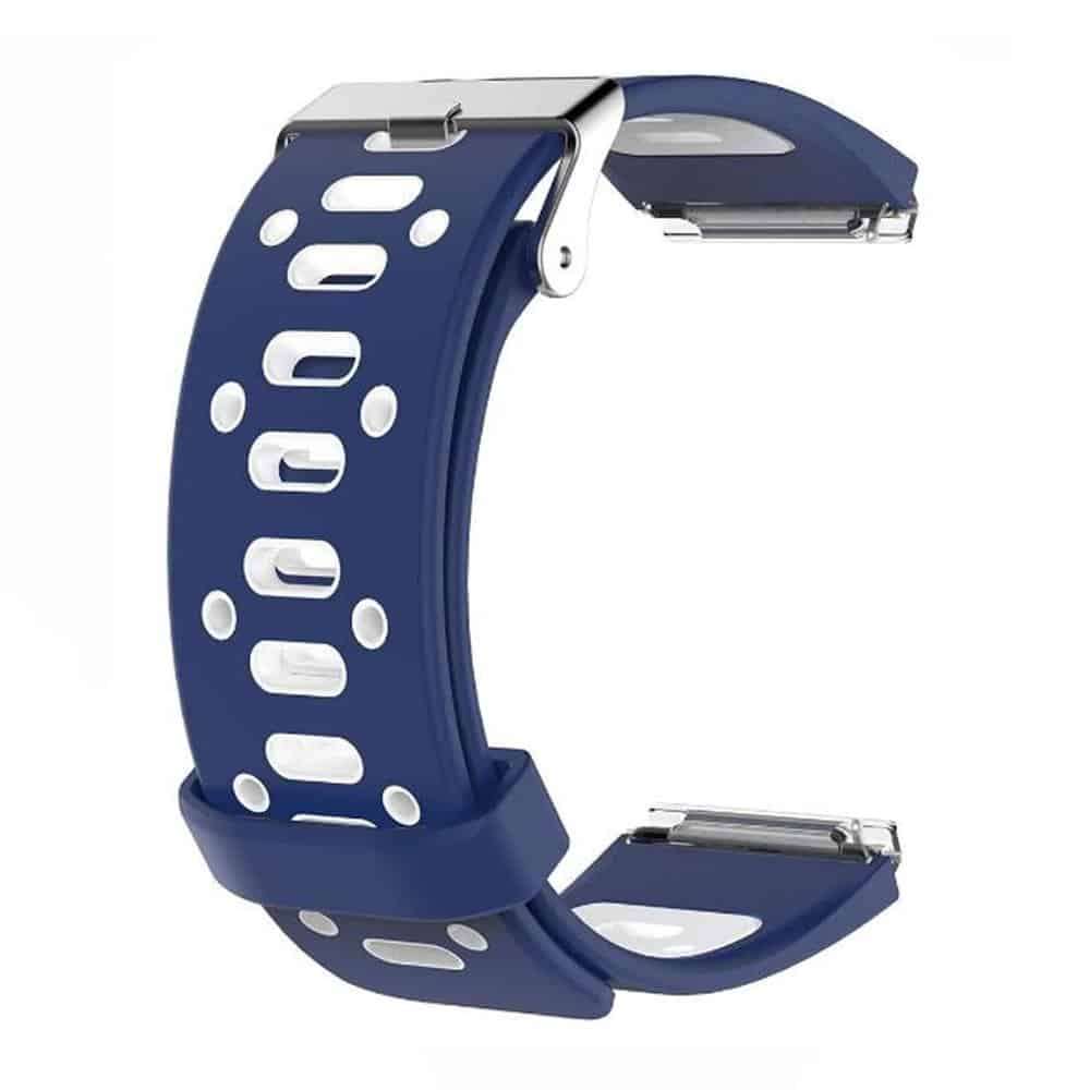 Silicone Band for Fitbit Blaze - Navy+White