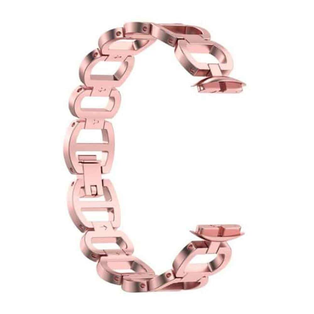 Premium 316L Stainless Steel Strap for Fitbit Luxe - Rose Pink
