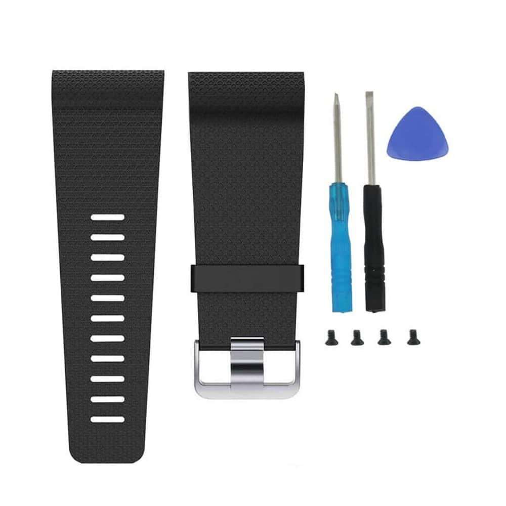 Silicone Strap for Fitbit Surge (M/L) - Orange