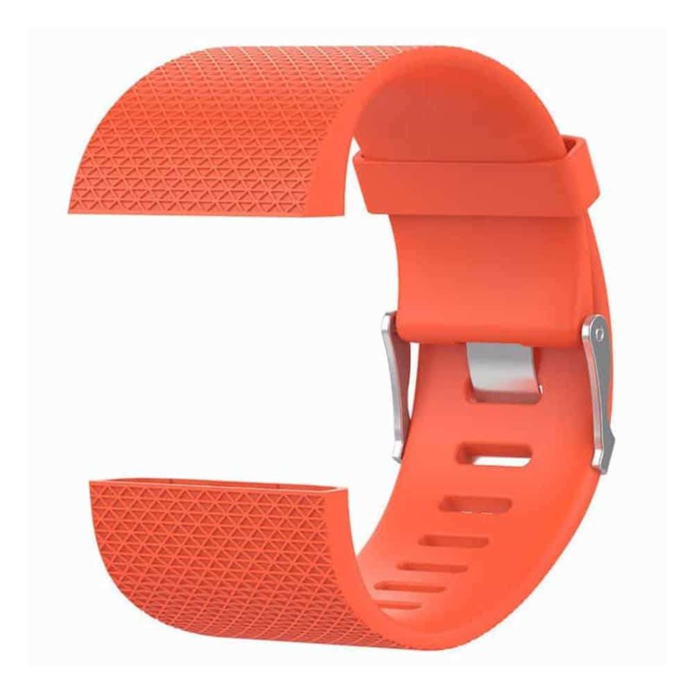 Silicone Strap for Fitbit Surge (M/L) - Orange