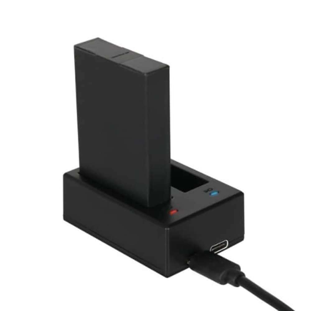 Action Mounts Dual Battery Charger & USB Cable for GoPro Hero 5/ 6/ 7