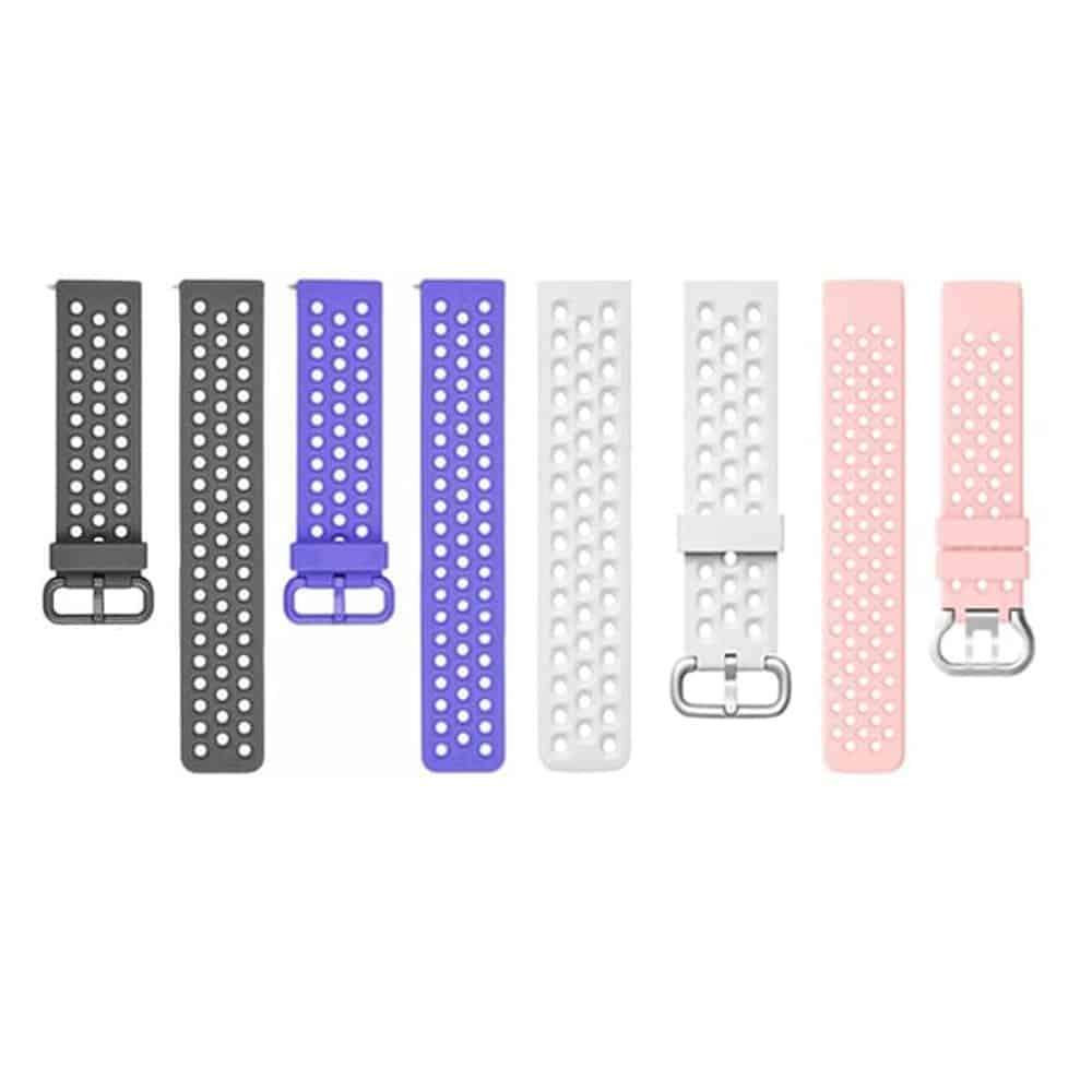 Fitbit Versa/Versa 2/Versa Lite silicone strap - White (M-L)